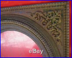 Antique Victorian USA Cast Iron Fireplace Surround Home Hearth Stove Fire Panel