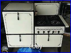 Antique/Vintage AB Battle Creek Cast Iron / Porcelain Gas Stove/Oven