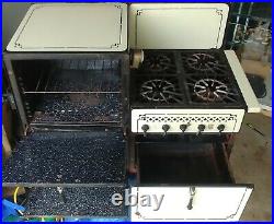 Antique/Vintage AB Battle Creek Cast Iron / Porcelain Gas Stove/Oven