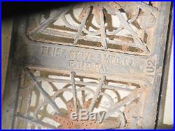 Antique Vintage CAST IRON No. 102 ERIEZ STOVE & MFG. CO. Erie Pa, gas, 2 port