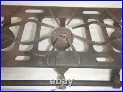 Antique Vintage Cast Iron 3 Burner Camper Camp Cook Stove UNTESTED camping