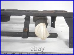 Antique Vintage Cast Iron 3 Burner Camper Camp Cook Stove UNTESTED camping