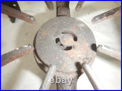 Antique Vintage Cast Iron 3 Burner Camper Camp Cook Stove UNTESTED camping