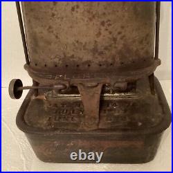 Antique Vintage Florence Lamp Stove Sad Iron Heater Patient Date 1800's