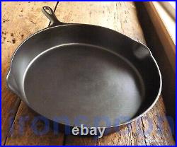 Antique WAGNER WARE Cast Iron SKILLET Frying Pan # 12 Ironspoon