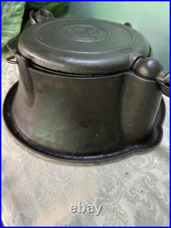 Antique Wapak High Grade Cast Iron Indian Head Waffle Iron High Base Antique Wapak High Grade Cast Iron Indian Head Waffle Iron High Base