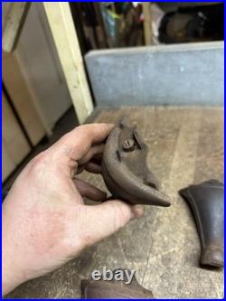 Antique Weir Stove Co Glenwood No 2 Gas Stove Cast Iron Legs Feet Pair Parts USA