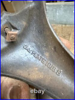 Antique Weir Stove Co Glenwood No 2 Gas Stove Cast Iron Legs Feet Pair Parts USA