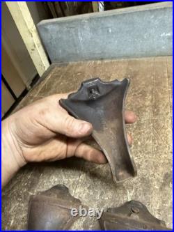 Antique Weir Stove Co Glenwood No 2 Gas Stove Cast Iron Legs Feet Pair Parts USA