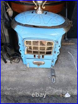 Antique Wood Stove Nickle Plated