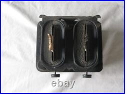 Antique cast Iron double wick Kerosene sad iron heater camp stove radiant