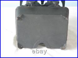 Antique cast Iron double wick Kerosene sad iron heater camp stove radiant