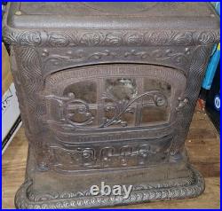 Antique cast iron FULLER & WARREN CO. Troy, N. Y. Parlor stove #21