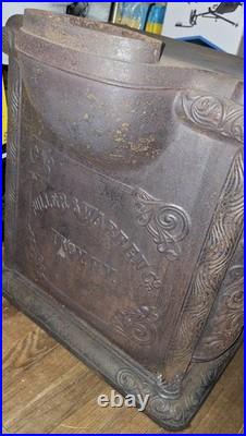 Antique cast iron FULLER & WARREN CO. Troy, N. Y. Parlor stove #21