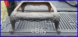 Antique cast iron S M Howes of Boston Sparkle Oak round parlor stove