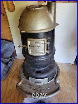 Antique cast iron pot belly stove F. A. KLAINE & CO