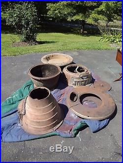 Antique cast iron pot belly stove, Station Heater From Caboose Boston & Maine RR