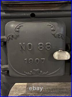 Antique cast-iron stove Thatcher 1907 Furnace Company New York No 88 Rare