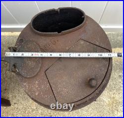 Antique coal burner stove Cast Iron Stove royal manufacturing Company