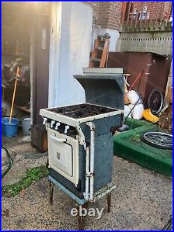 Antique gas Stove vintage oven A-B Battlecreek