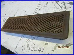 Antique long thin cast iron stove gratefloor furnace ventradiator topperother