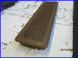 Antique long thin cast iron stove gratefloor furnace ventradiator topperother