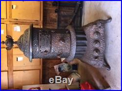 Antique pot belly stove, authentic, cast iron