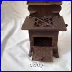 Antique rare cast iron Superior toy stove 9X6 miniature dollhouse collectible
