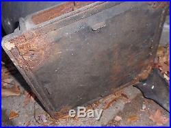 Antique/vintage Cast Iron Pot Belly Stove Sears & Roebuck Approx. 30-31 Tall