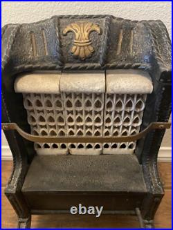 Antique vintage gas heater Cast Iron 1920s 1930s Wall Bathroom Victorian