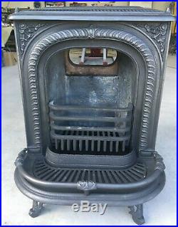 Antique wood burning cast iron PARLOR STOVE, by GRIFFITH, 1862, North Carver, MA
