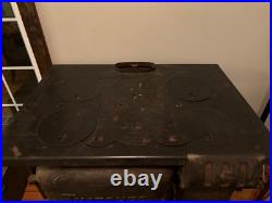 Antiques cast-iron stove Thatcher 1911 Furnace Company New York No 88 Rare