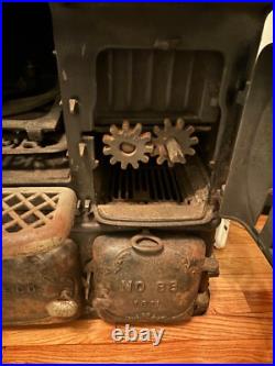 Antiques cast-iron stove Thatcher 1911 Furnace Company New York No 88 Rare