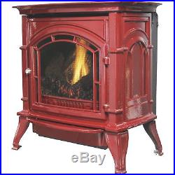Ashley Hearth Products Vent-Free Stove 31,000BTU, Natural Gas, Red, #AGC500VFRN