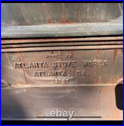 Atlanta Stove Works Cast Iron Wood Stove Model No. 26 Franklin 2752 New