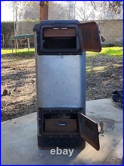 Atlanta Stove Works SUPER FIREBALL 1675 Cast Iron & Steel Coal Burning Stove