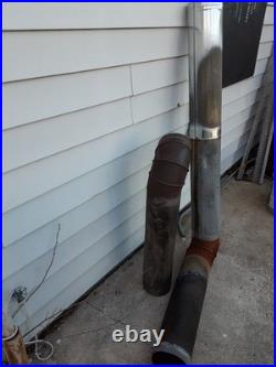 BLACK Cast iron wood stove(repainted)