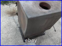 BLACK Cast iron wood stove(repainted)