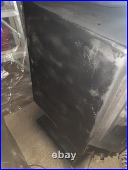 BLACK Cast iron wood stove(repainted)