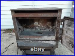 BLACK Cast iron wood stove(repainted)