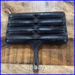 BSR/Birmingham Stove Range Cast Iron Handy Dan # 74 H Cornbread Pan Handle Corn BSR/Birmingham Stove Range Cast Iron Handy Dan # 74 H Cornbread Pan Handle Corn
