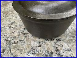 BSR Birmingham Stove Range Cast Iron Red Mountain 2 Quart Sauce Pot Pan Skillet