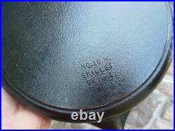 BSR Birmingham Stove Range Lady Bess Con Brio Cast Iron No 10W Skillet Pan 62H-1