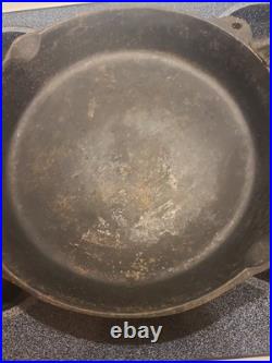 BS&R Birmingham Stove & Range No 14 Cast Iron Skillet 15 Made In USA HUGE