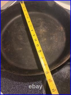 BS&R Birmingham Stove & Range No 14 Cast Iron Skillet 15 Made In USA HUGE