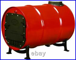 Barrel Stove Kit Door Leg Steel Drum Wood Heater Fireplace Converter Cast Iron