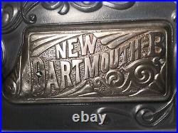 Beautiful Antique New Dartmouth-B Cast Iron Wood Stove Oven Door Clean