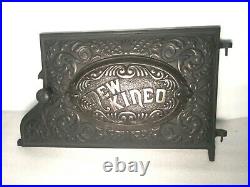 Beautiful Antique New Kineo Cast Iron Wood Stove Oven Door Clean