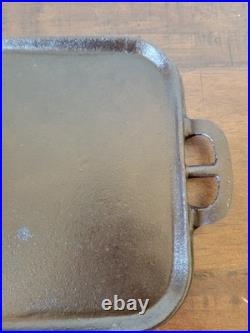 Beautiful ERIE #7 Cast Iron Long Griddle 744. Pre Griswold 1905 Fully Restored