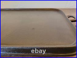 Beautiful ERIE #7 Cast Iron Long Griddle 744. Pre Griswold 1905 Fully Restored